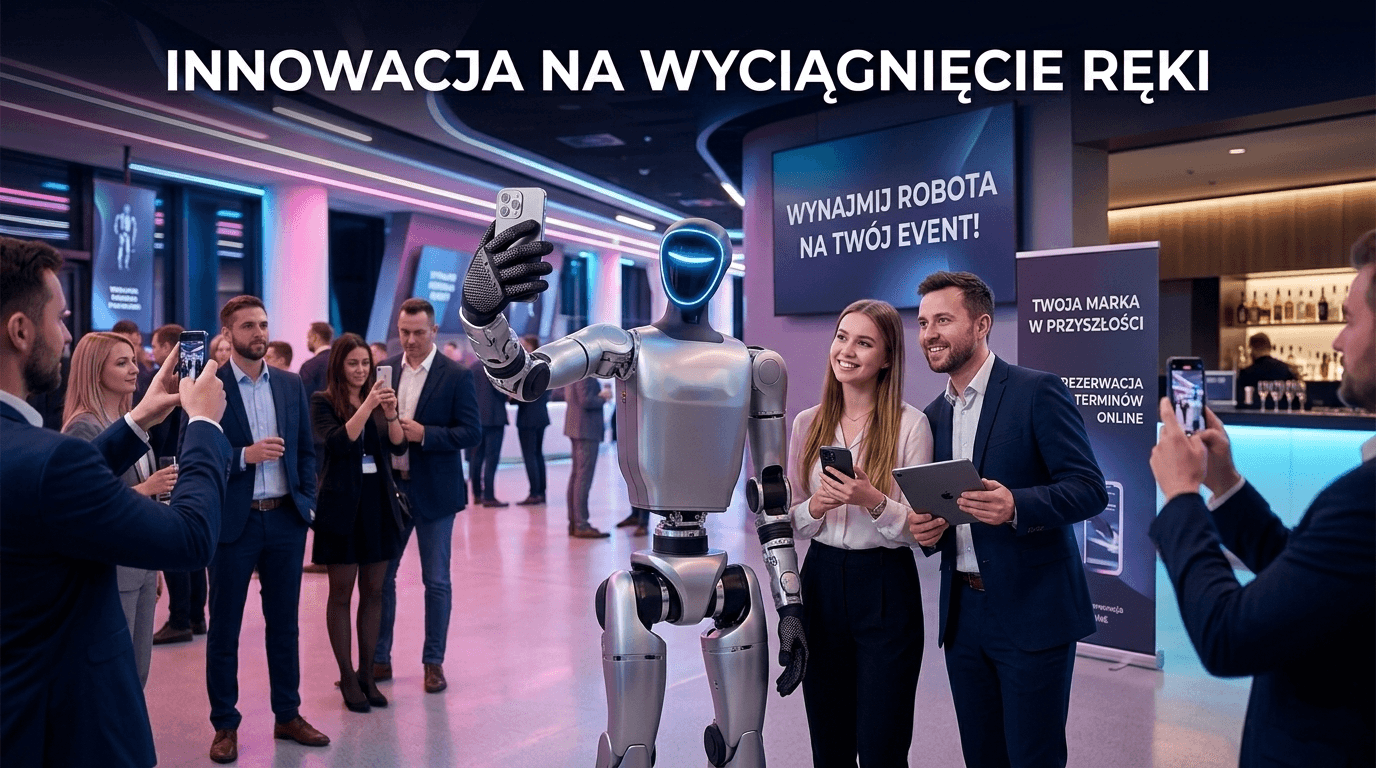 Robot humanoidalny na evencie biznesowym