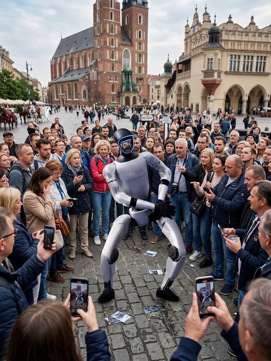 Robot humanoidalny — zbliżenie